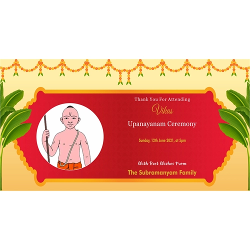 Upanayanam Return Gift Box | 4 x 75G Dry Fruits
